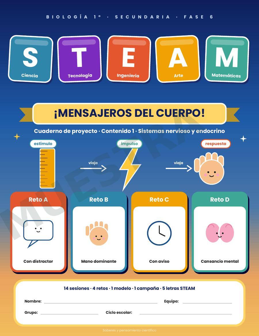 Página de muestra: Materiales de Biología para 1.º de secundaria