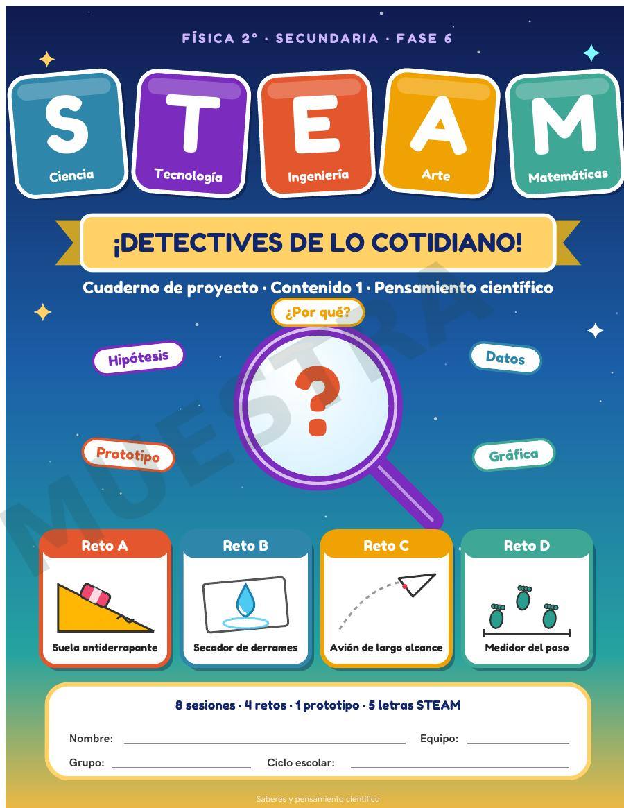 Página de muestra: Materiales de Física para 2.º de secundaria